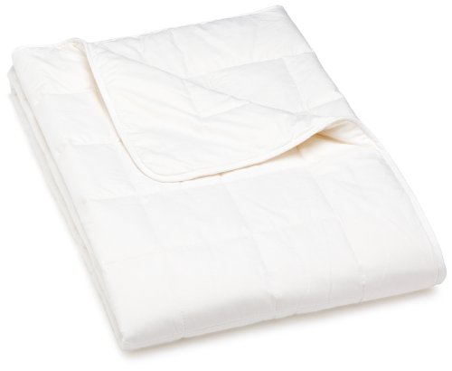 Billerbeck 510664 0002 Sommer-Bettdecke Natur Baumwolle Vanessa Superlight 155 x 220 cm wei&szlig;
