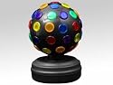 4" Black Disco Ball Light - Novelty Lighting