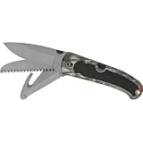 Browning Knives 640 Kodiak FDT (Field Dressing Tool) Lockback Knife with Mossy Oak Camo Handles
