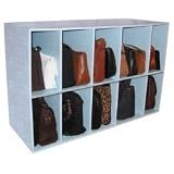 Park-a-Purse&trade; - 10 Section Handbag Organizer in Blue by Luxury Living