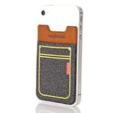 ステッカーブルポケット　Sinji Pouch Denim（シンジポーチデニム）（ブラック）