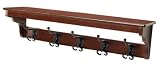 Sonoma Coat Rack Five-hook Durham Walnut