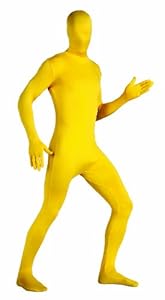 Rubie's Costume 2nd Skin Zentai Supersuit, Yellow, Medium Costume