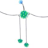 Blue Summer Splash HEDGEHOG Dangle BELLY CHAIN