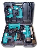 Tools : Motor City Tools 10050 5 in 1 18-Volt Cordless Combination Tool Kit with Two Batteries