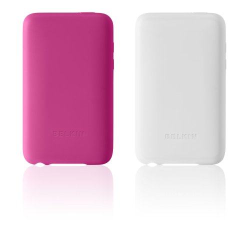 Belkin 2-Pack Silicone Sleeve Case for iPod touch 2G, 3G (Pink/Translucent White)