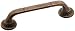 Amerock BP4483-RBZ Ambrosia Euro Stone SQ 3-3/4-Inch Pull, Rustic Bronze