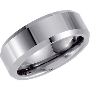 Genuine IceCarats Designer Jewelry Gift White Tungsten NA Wedding Band Ring Ring. 11.00 Beveled And Faceted Band In White TungstennA Size 11