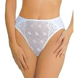 Wacoal Renaissance Rose Hi-Cut Brief Panty (LARGE White)