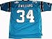 Deangelo Williams Autographed/Hand Signed Carolina Panthers Blue Reebok EQT Jersey