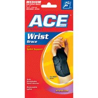Ace Wrist Brace with Splint Support for Right Hand, Size : Medium, #7264 - 1 ea