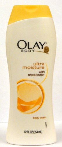  Olay Body Ultra Moisture with Shea Butter Body Wash, 12 Oz (Case of 6) 