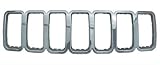 Review HubcapsPlus  / 2005 - 2006 JEEP Grand Cherokee High Impact Triple Chrome Plated ABS Grille Grill Inserts Overlays