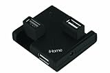 iHome IH-U555FB 4-Port USB 2.0 Notebook Hub (Black)