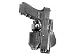 FOBUS GLOCK/LIGHT TACTICAL SPEED HOLSTERS ROTO PADDLE STYLE - GLOCK 17/22/31Color / Finish: Black / RH/LH: RH