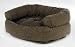 Bowser DOUBLE Donut Bed-Houndstooth Microvelvet-Extra Large