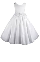 Girls Tea Length Flower-Girl Dress/Pageant Dress 
