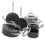 Technique Hard Anodized Dishwasher Safe 10-pc Cookware Set Discount