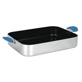 Ethos Aldo Zilli Mondo Professional Non Stick Roaster, Stainless Steel