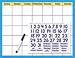 REUSABLE CALENDAR CLING NUMERALS