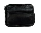 Black Leather Coin Pouch