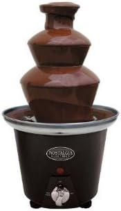 2 X Nostalgia Electrics CFF965 Mini Chocolate Fondue Fountain