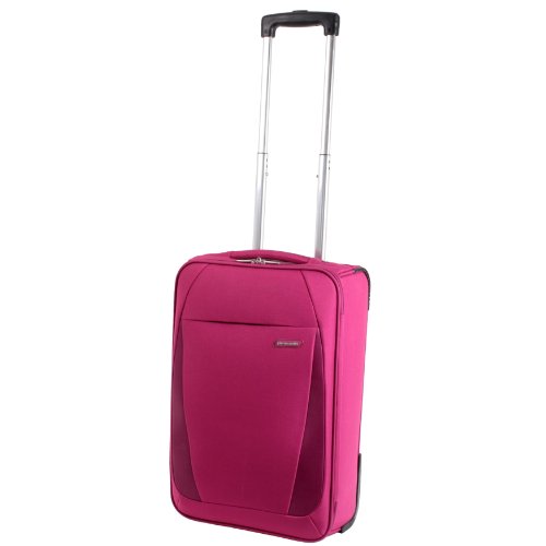 Karabar Ultra Lightweight Cabin Suitcases - 3 Years Warranty! (Fuchsia - 45 x 31 x 17 cm - 18L - 2.05 kg)