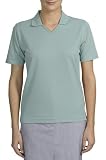 Upscale Ladies Cotton/Poly Rapid Dry Sport Shirt - Seafoam Color
