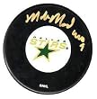 Mike Modano Dallas Stars NHL Hand Signed Offical Team Logo Puck