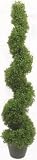31GGlh0cY9L. SL160  Artificial 5 foot 3 inch Boxwood Spiral Topiary Plant in a Pot