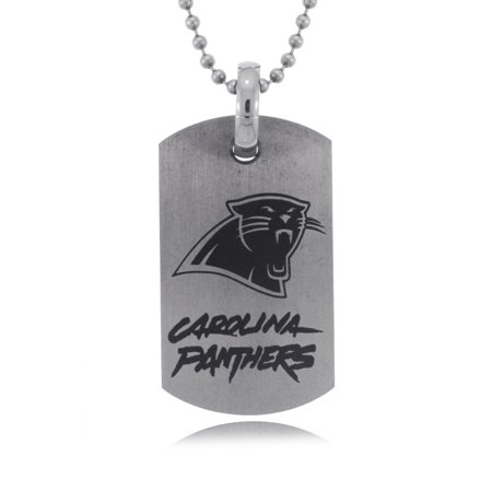Carolina Panthers Pendant Sports Tag Necklace - NEW