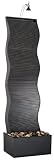 Review MJM Online  / Curves Black Indoor Floor Water Fountain 56
