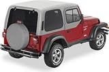 BESTOP 41508-09 Jeep Hard Top; 1 pc.; w/Upper Doors; Charcoal;