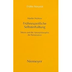 Fr�hneuzeitliche Selbsterhaltung