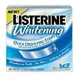 Listerine Whitening Quick Dissolving Strips Clean Mint
