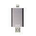 Omars 32GB Mobile USB Flash Drive with Lightning Connector (32GB Space Gray)