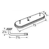 "Burner Asmby, Ovl Sgl Off-Ctr, Ss, 15 X 4; Th"