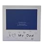 'I Love My Dad' Photo Frame 5x3.5" (Silver colour)