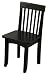 Wooden Avalon Children's Chair Select Color: Black - 16612