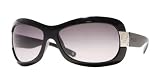 VERSACE 4136 GB1/11 BLACK PLASTIC GRAY GRADIENT LENS SUNGLASSES