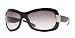 Apparel : VERSACE 4136 GB1/11 BLACK PLASTIC GRAY GRADIENT LENS SUNGLASSES
