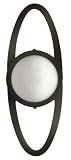 Atlantis Bronze Oval 30 High Outdoor Wall Light