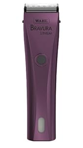 Wahl 41870-0423 Purple Bravura Lithium Professional Cord/Cordless Pet Clipper Kit by Wahl Professional Animal