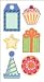 American Traditional Celebrate Chipboard Embellishments With Sticky Dots-