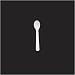 Fancy Hand Carved Mother of Pearl Caviar Serving Spoon - 4.5 inches