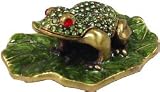 Frog on Lily Pad Trinket Box