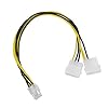 5.25" Molex to PCI Express Graphics Card 6pin Power Cable plug