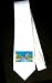 Party Decoration Necktie with buildings, tree, Mexico, hills, greenery, mountain, river, plants, towers, bridge