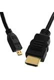 6ft 6 ft Micro HDMI to HDMI Cable for Sprint HTC EVO 4G XT800 Verizon Droid Samsung HZ30W TL210 TL240 Motorola Droid X MB8...