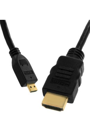 Micro HDMI to HDMI Cable 6 FT. Motorola Droid X HTC EVO 4G
